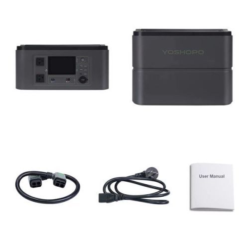 Portable Power Station Home Battery LiFePO4,2355WH Expandable Power Backup Station,3000W AC Output,Solar Generator Compatible for Home Backup,Outdoor