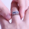 Men's And Women's Self-defense And Wolf-proof Jewelry Guard Ring