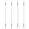 Ropes with Carabiner 4 pcs Rubber