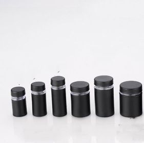 Stainless Steel Black Advertising Nail Glass Screw Mirror Nail White Glass Nail (Option: Black-12mm-30mm)