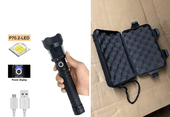 USB Rechargeable Outdoor High-Power Flashlight USB Rechargeable Outdoor High-Power Flashlight