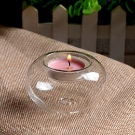 Heat Resistant Glass Candlestick For Birthday Party (Option: Default)