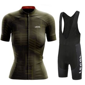 Summer Short-Sleeved Suspenders Cycling Jersey Suit Mountain Biking Road Team (Option: 4 Style-3XL)
