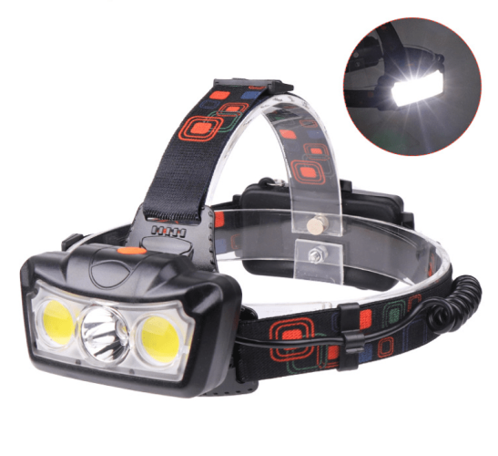 Cross-border New XML T6 COB LED Glare 3 Lamp Headlight