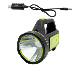 Rechargeable super bright led flashlight (Option: Green-USB)