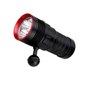 Professional diving torch with water-proof LED charging (Color: Black)