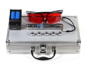 High Power Laser Flashlight With Laser Light Laser Wholesale Laser Beam 12 Posts Radium Archer Electricity. (Option: Green light-Set)