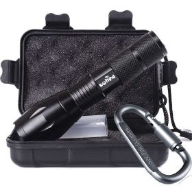 Tactical Portable LED Flashlight 1000 Lumens with 5 Modes (Option: Without logo)