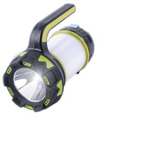 USB Smart Charging Output And Input Large Light Cup Portable Lamp (Color: Green)