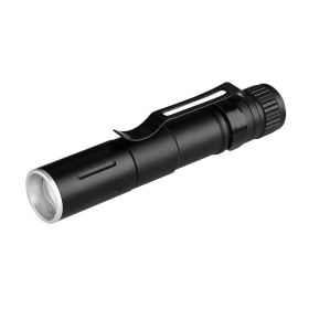 LED Pen-shaped Flashlight (Color: Black)