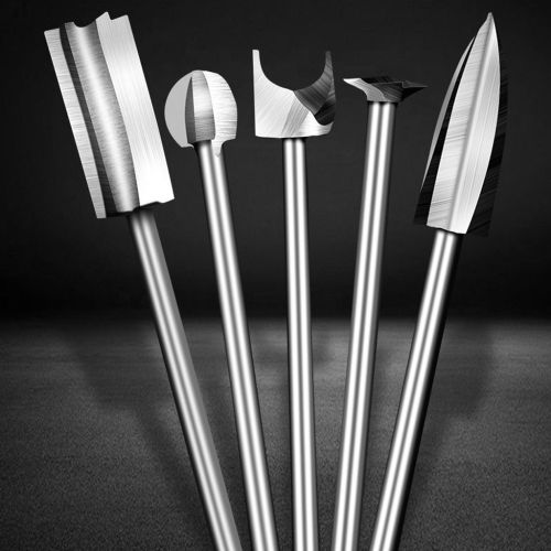 Woodworking Carving Knife Electric Root Carving Grinding Head