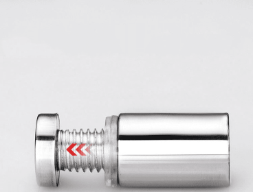 Stainless Steel Black Advertising Nail Glass Screw Mirror Nail White Glass Nail (Option: Silver-16MM-25mm)