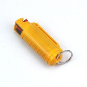 Personalized Mini Self Defense Keychains Suitcase Set Custom Combo Available (Color: Orange, Style: Pepper Spray)