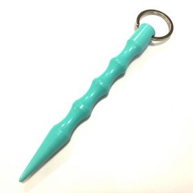 Personalized Mini Self Defense Keychains Suitcase Set Custom Combo Available (Color: Cyan, Style: Selfdefense Stick)