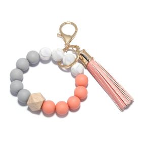 Personalized Mini Self Defense Keychains Suitcase Set Custom Combo Available (Color: Orange, Style: Bead Bracelet)