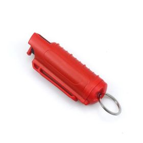 Personalized Mini Self Defense Keychains Suitcase Set Custom Combo Available (Color: Red, Style: Pepper Spray)