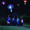 5pcs Magical LED Lights, Random Colors, Flying Arrows, Rocket Helicopters, Flying Toys, Party Fun Gifts, Slingshot Flying Helicopters, Birthday/Thanks