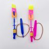 5pcs Magical LED Lights, Random Colors, Flying Arrows, Rocket Helicopters, Flying Toys, Party Fun Gifts, Slingshot Flying Helicopters, Birthday/Thanks