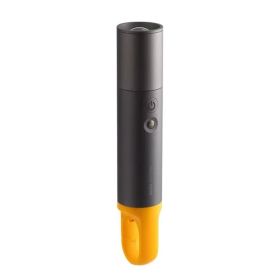 Flashlight Emergency Treasure Strong Light Rechargeable Outdoor Ultra-bright Led Long-range Portable (Color: Grey)